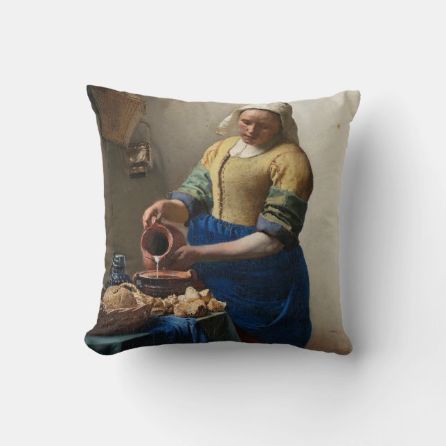 Der Milkmaid Kissen (Vorderseite)