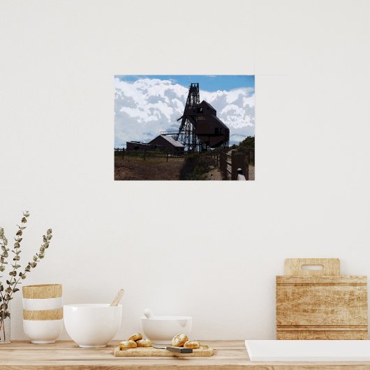 Der Mine - farbige Bleistift Zeichnend Poster (Küche)