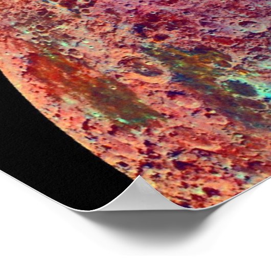 Der Mineralmond Poster (Ecke)