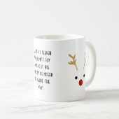 Der Minimal des Trustischen Rentiers des Weihnacht Kaffeetasse (VorderseiteRechts)