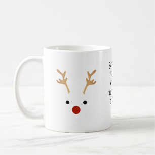 Der Minimal des Trustischen Rentiers des Weihnacht Kaffeetasse