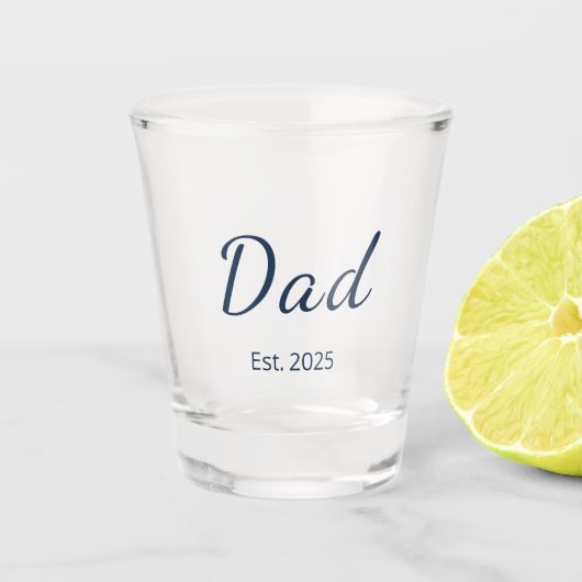 Der Minimalistische Tag meines Vaters Schnapsglas (Vorderseite)