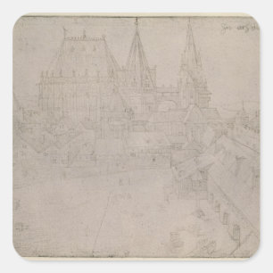 Der Minister in Aachen, 1520 Quadratischer Aufkleber