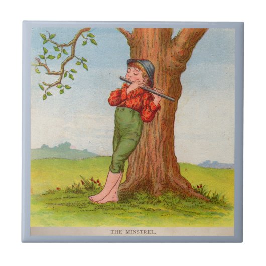 Der Minnesänger Fliese (Vorderseite)