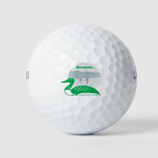Der Minnesota Staat Vogel, der Ballon! Golfball (Vorderseite)