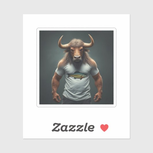 Der "MINNOWtaur" Aufkleber (Blatt)