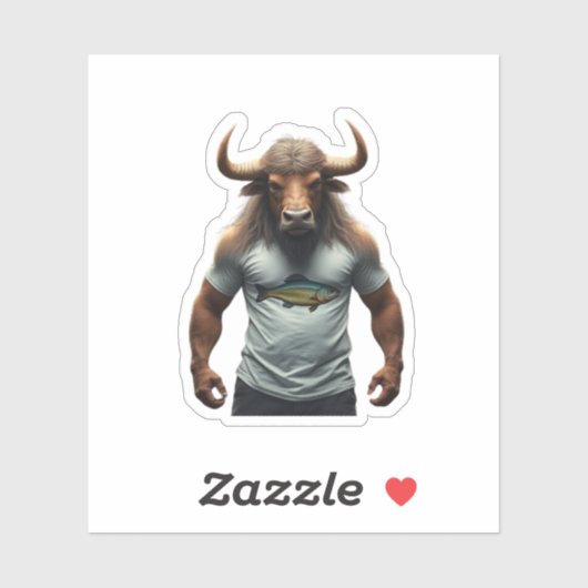 Der "MINNOWtaur" Aufkleber (Blatt)