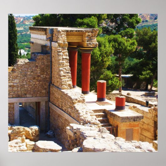 Der minoische Palast von Knossos POSTER (Vorne)