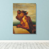 Der Minotaur George Frederic Watts Art Leinwanddruck (Insitu (Holzboden))
