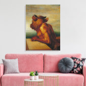 Der Minotaur George Frederic Watts Art Leinwanddruck (Insitu (Wohnzimmer))