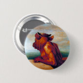 Der Minotaur von George Frederic Watts Button (Vorne & Hinten)