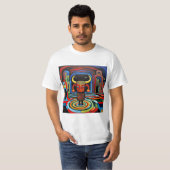 Der Minotaurus wartet T-Shirt (Vorne ganz)