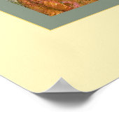 Der Mirror~ Frank Bernard Dicksee Poster (Ecke)