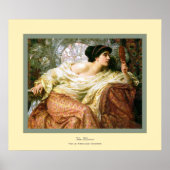 Der Mirror~ Frank Bernard Dicksee Poster (Vorne)