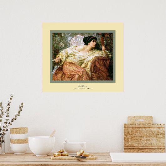 Der Mirror~ Frank Bernard Dicksee Poster (Küche)