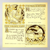 Der Miser und sein Gold Walter Crane Poster (Vorne)