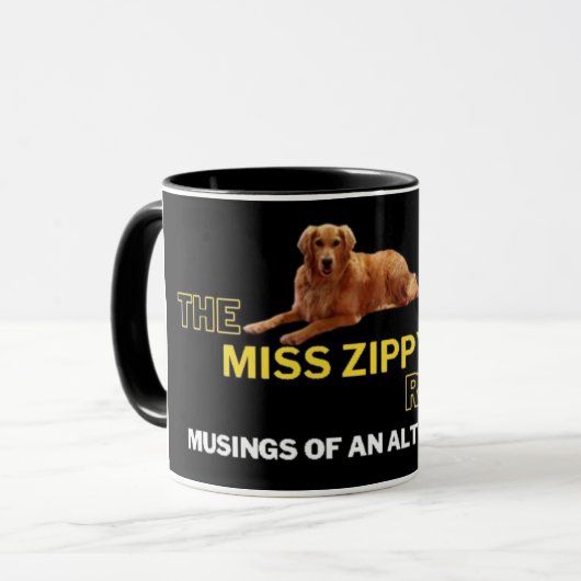 Der Miss Zippy Bericht Tasse (Vorderseite Links)