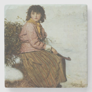 Der Mistelzweig-Sammler, 1894 Steinuntersetzer