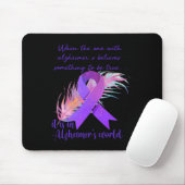 Der mit Alzheimer glaubt, es sei in Alzheim Mousepad (Mit Mouse)
