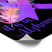 Der mit Alzheimer glaubt, es sei in Alzheim Poster (Ecke)