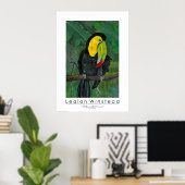 Der mit Keel verkleidete Toucan Poster (Heimbüro)