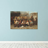 Der Mittag der Hafenarbeiter Leinwanddruck (Insitu (Holzboden))