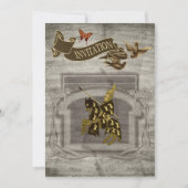 Der mittelalterliche Ritter speichert die Datumska Save The Date (Vorderseite)