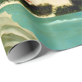 Der mittelalterliche St. Georg und der Drache Geschenkpapier (Rolleneckpunkt)