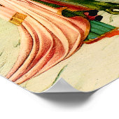 Der mittelalterliche St. Georg und der Drache Poster (Ecke)