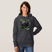 Der Mitternachts-Gorilla-König: Monarch des Waldes Hoodie (Vorne ganz)