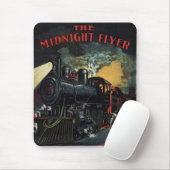Der MitternachtsFlyer-Zug Mousepad (Mit Mouse)