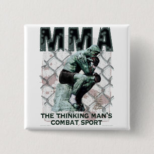 Der MIXED MARTIAL ARTS Denker Button
