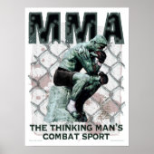 Der MIXED MARTIAL ARTS denkt Poster (Vorne)