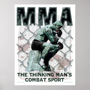 Der MIXED MARTIAL ARTS denkt Poster