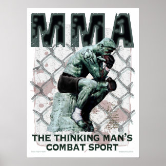 Der MIXED MARTIAL ARTS denkt Poster
