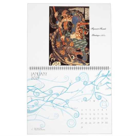 Der Miyamoto-Musashi-Kalender Kalender (Jan 2027)