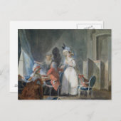 Der Mode-Verkäufer Postkarte (Vorne/Hinten)