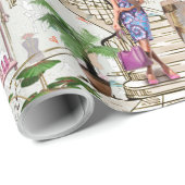 Der Modedesigner Geschenkpapier (Rolleneckpunkt)