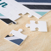 Der moderne Baseball-Softball-Spieler schlug seine Puzzle (Seite)