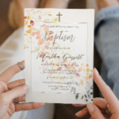 Der moderne Boho Wasserfarben Herbst hinterlässt d Einladung