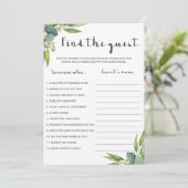 Der moderne botanische Eukalyptus findet das Gast- (Stehend Vorderseite)