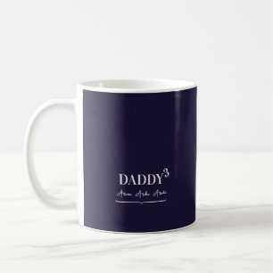 Der moderne einfache Daddy kubierte Typografie-Nam Kaffeetasse