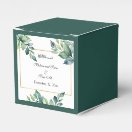 Der moderne Eukalyptus Verlasse muslimische Hochze Geschenkschachtel