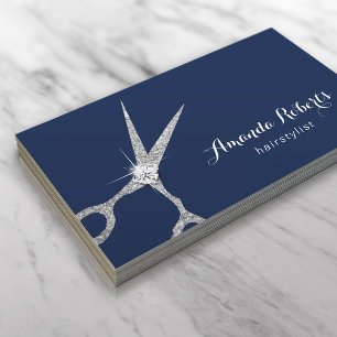 Der moderne Haar-Stylist Scissor Terminkarte
