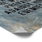 Der moderne Herr wird das Bibelangebot Maskuline f Poster (Ecke)