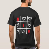 Der moderne HIM-Valentinstag T-Shirt (Rückseite)