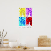 Der moderne Jäger Poster (Küche)