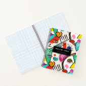 Der moderne Kubismus Abstrakte Künstlerische weibl Notizblock (Innenseite)