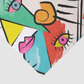 Der moderne Kubismus Abstrakte Künstlerische weibl Seidenpapier (Detail)