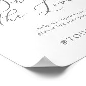 Der moderne Lemon Garden teilt die Liebe Wedding H Poster (Ecke)